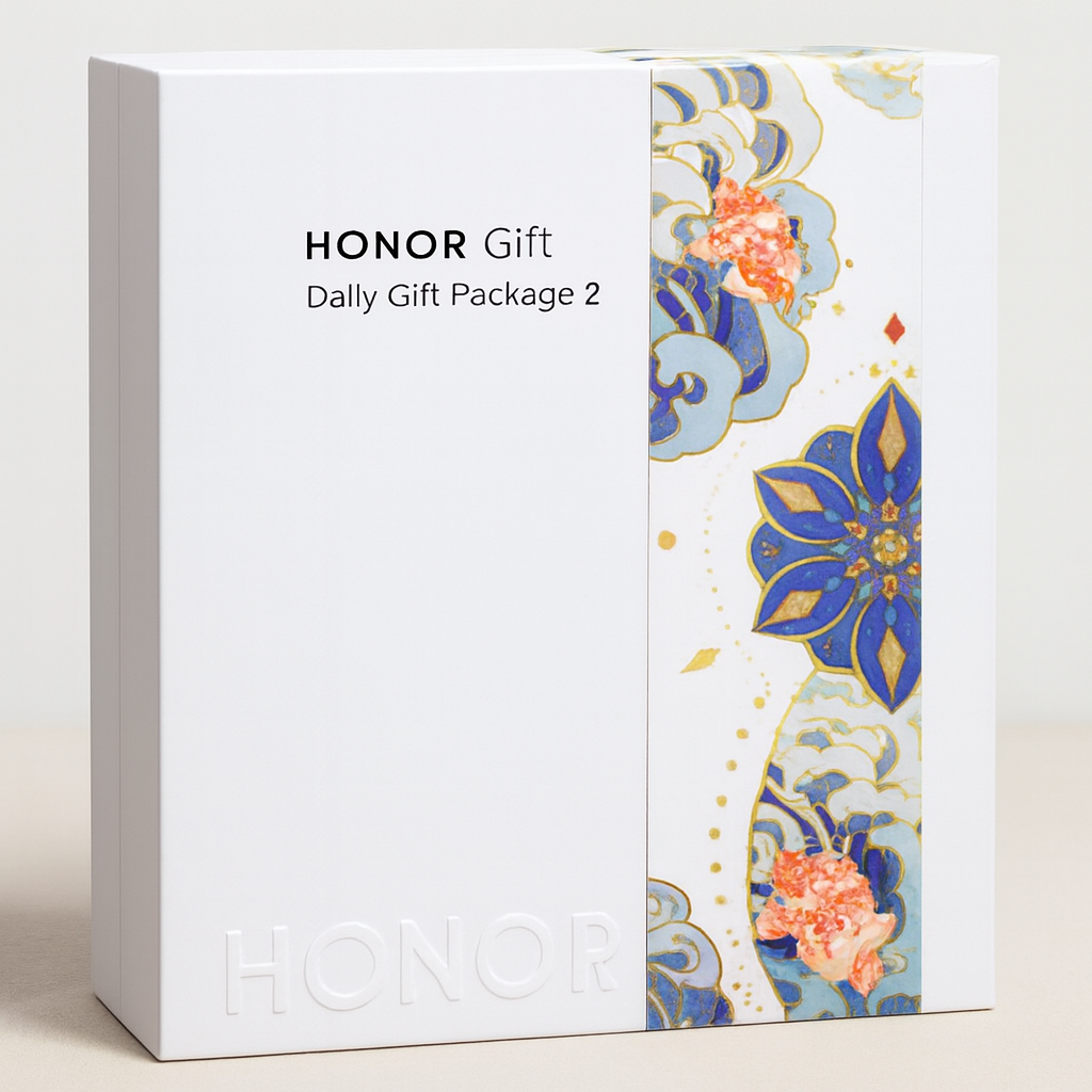 Подарочный набор Honor gift box, термос и подставка для телефона — фото 1