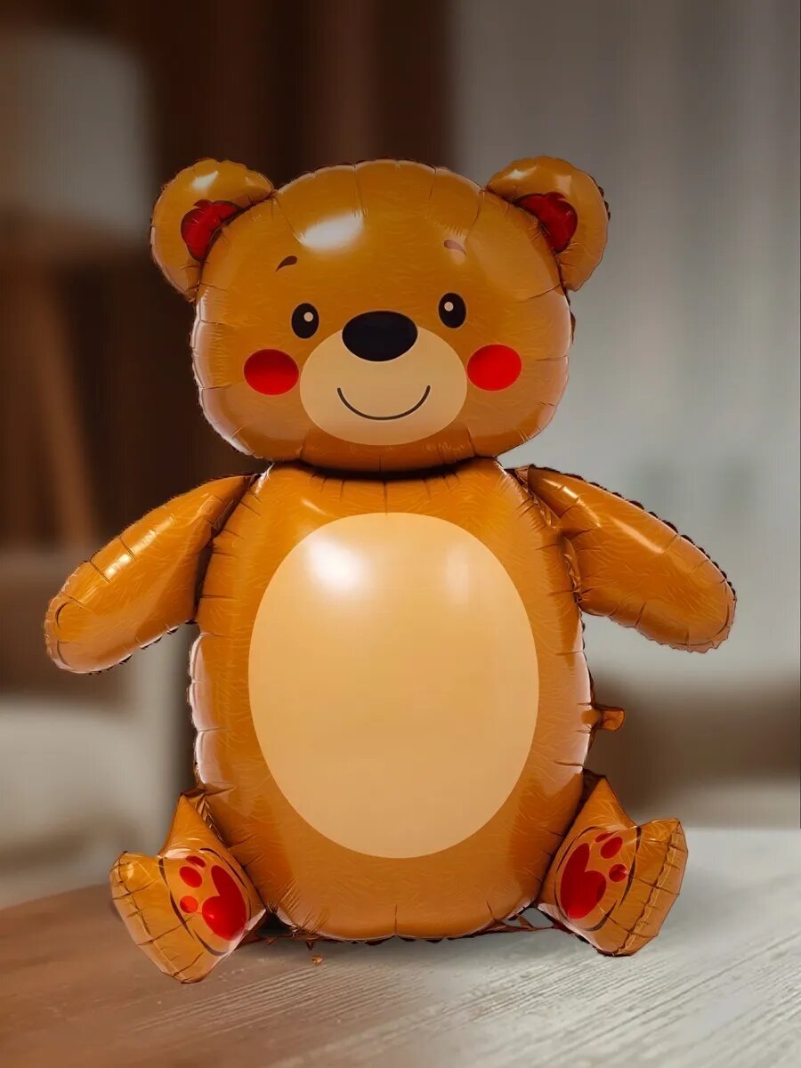 Фольгированный воздушный шар Медведь