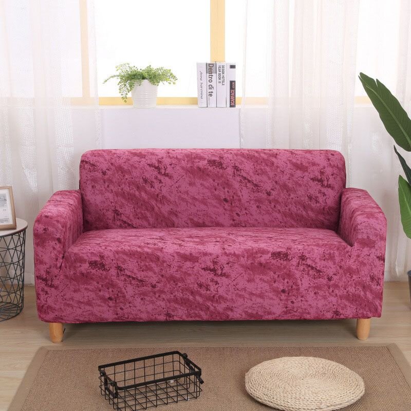 Чехол для дивана stylish elastic slipcover, rose, 3-местный