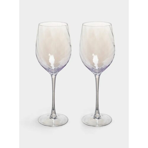 Бокал для вина 330 мл 2 шт стекло сиреневый Romance 2985₽