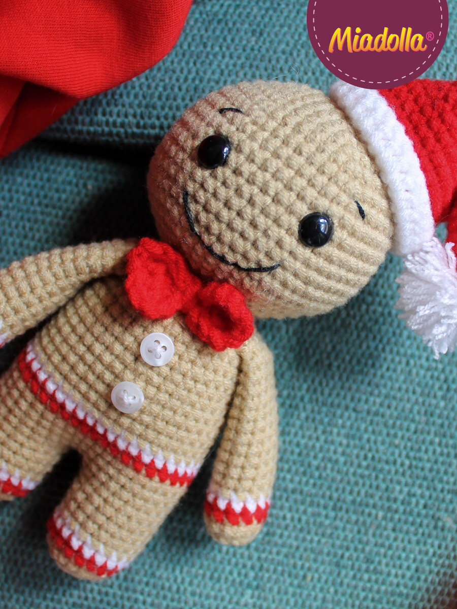 Набор для вязания крючком игрушки "Miadolla" AMG-0125 Пряничный человечек — фото 1