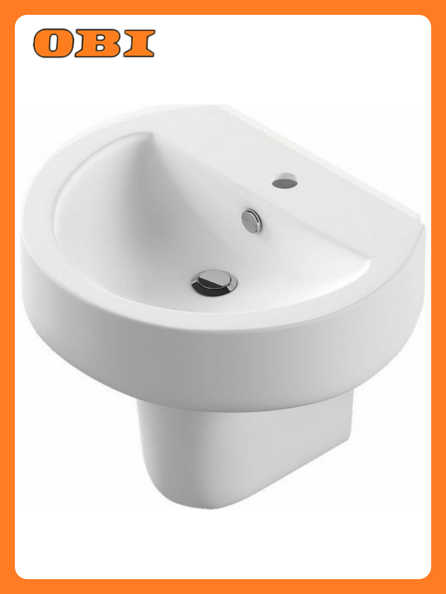 Раковина подвесная SANITA LUXE Best BSTSLWB01 фарфор белая 558х174 см