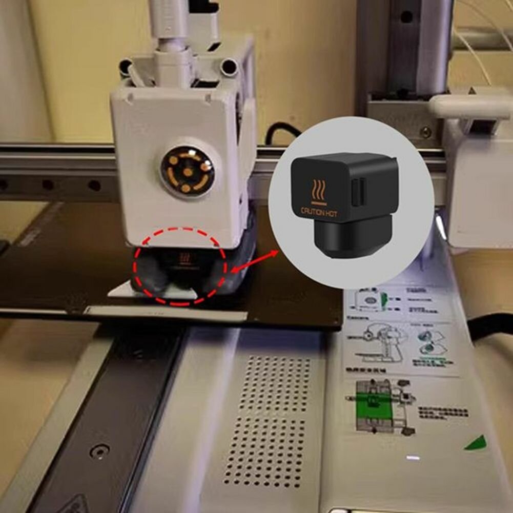 Силиконовые чехлы для горячей части Bambu Lab A1 Mini, 10 шт, защитный корпус / изоляционный чехол "горячая часть".