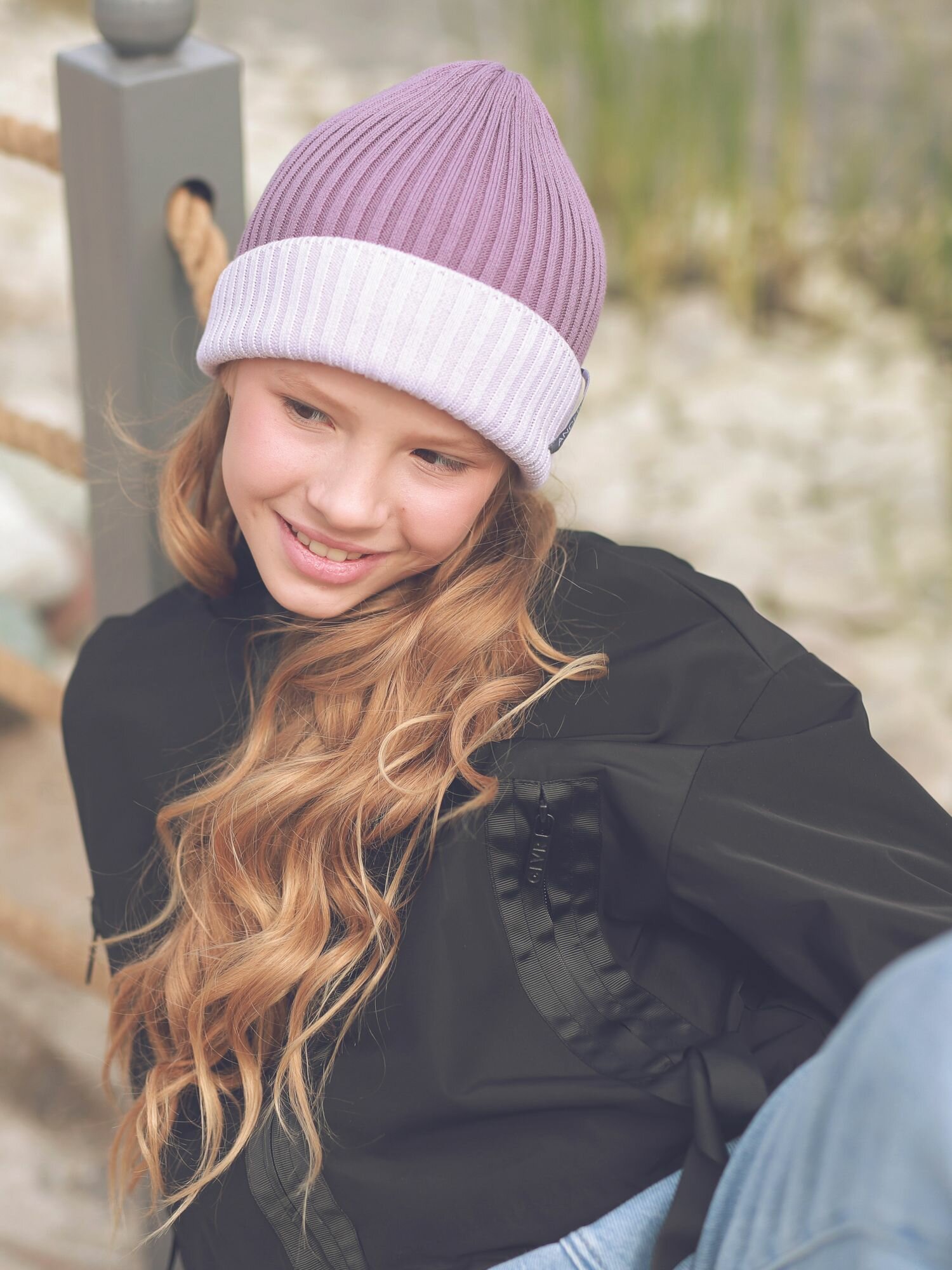 Шапка-бини Андерсен Весна-лето 2024 для девочек