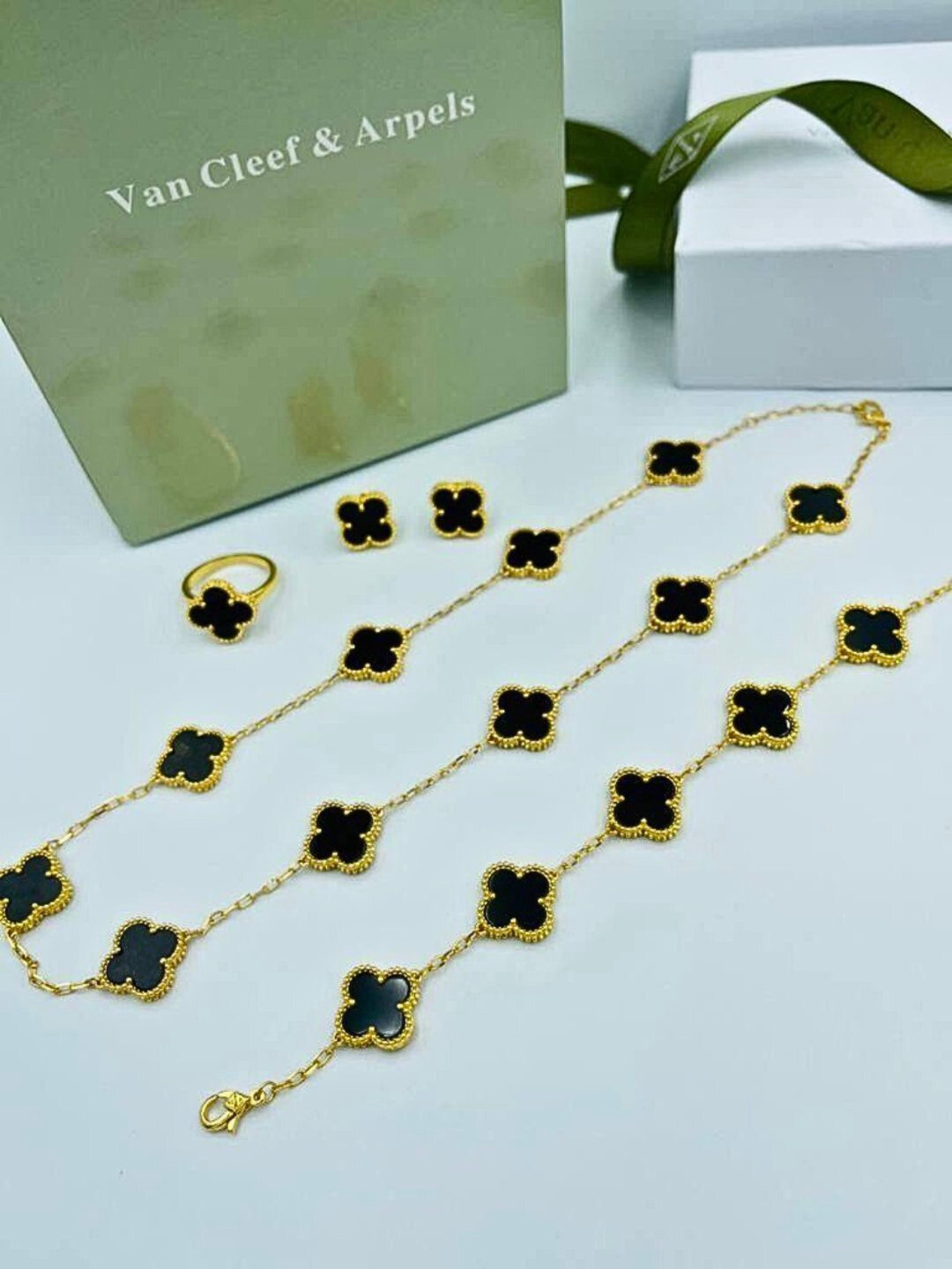 Комплект бижутерии, размер кольца: безразмерное — фото 1