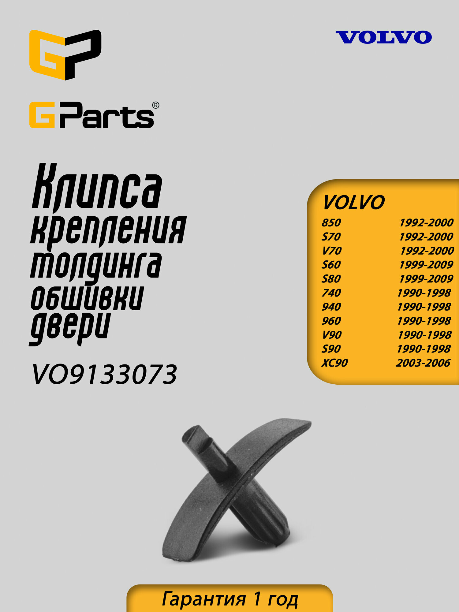Клипса GParts (VO9133073)