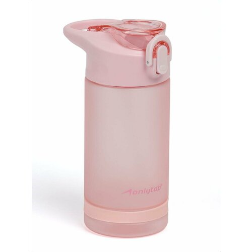 Бутылка для воды Onlytop объем 550 мл с поильником цвет розовый 979₽