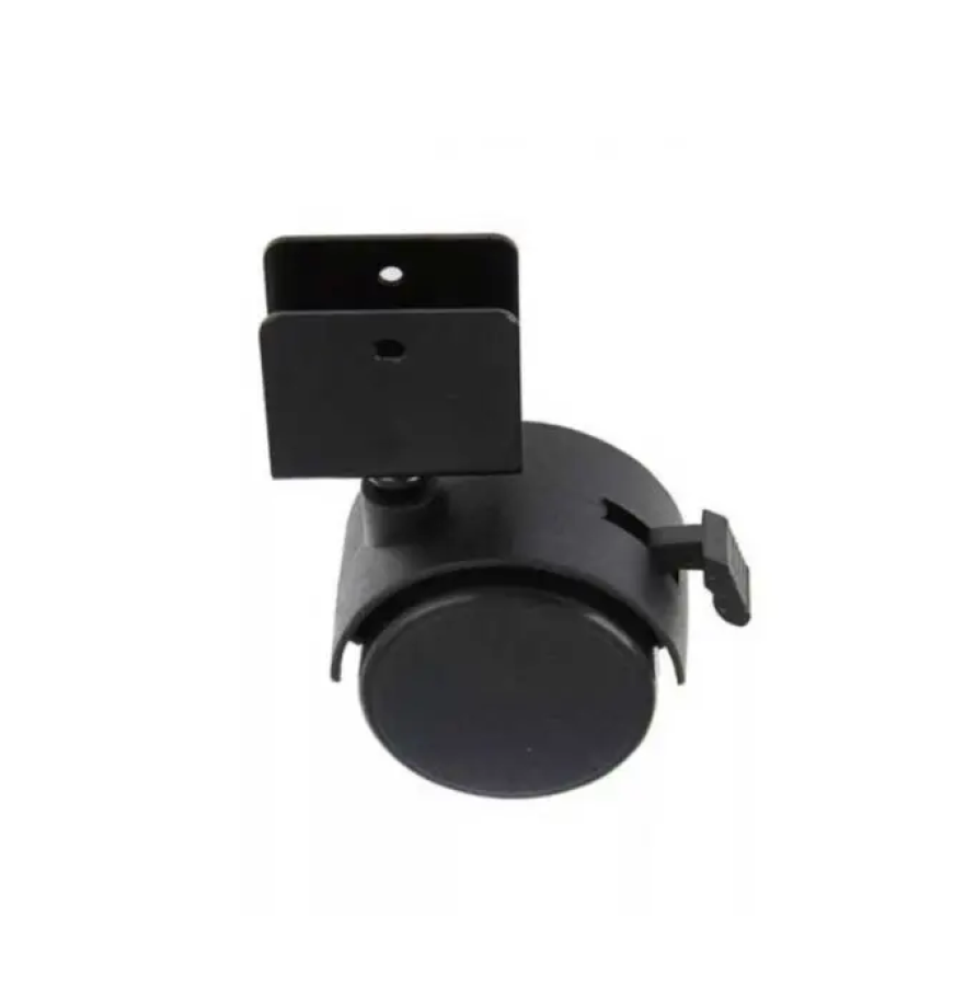 Колесо поворотное с тормозом 50 мм до 40 кг цвет черный