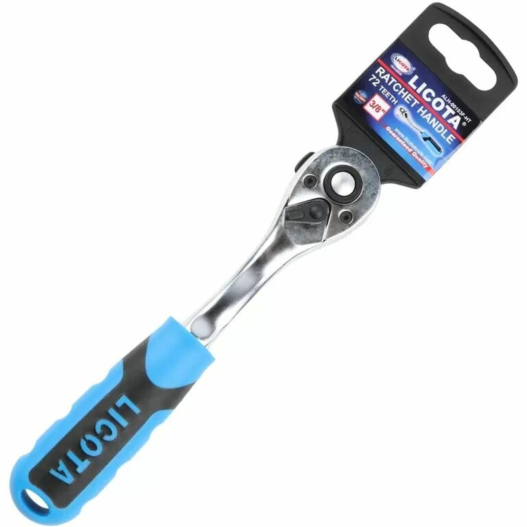 Трещотка, 3/8", 72 зубца Licota ALH-00103F — фото 1