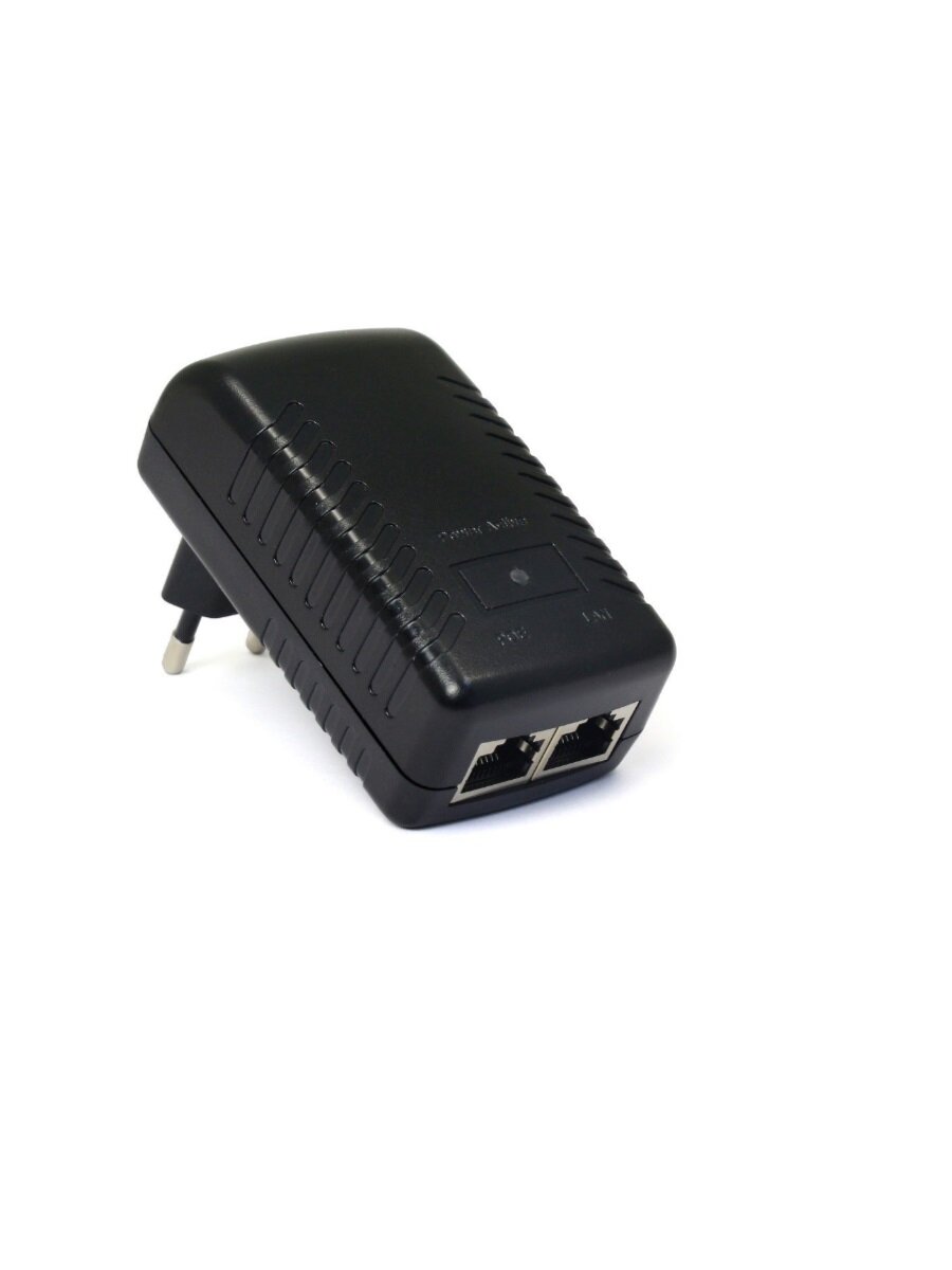 Инжектор PoE Amatek AN-PI15PG, пассивный, 20 Вт, 10/100 Мбит/с — фото 1