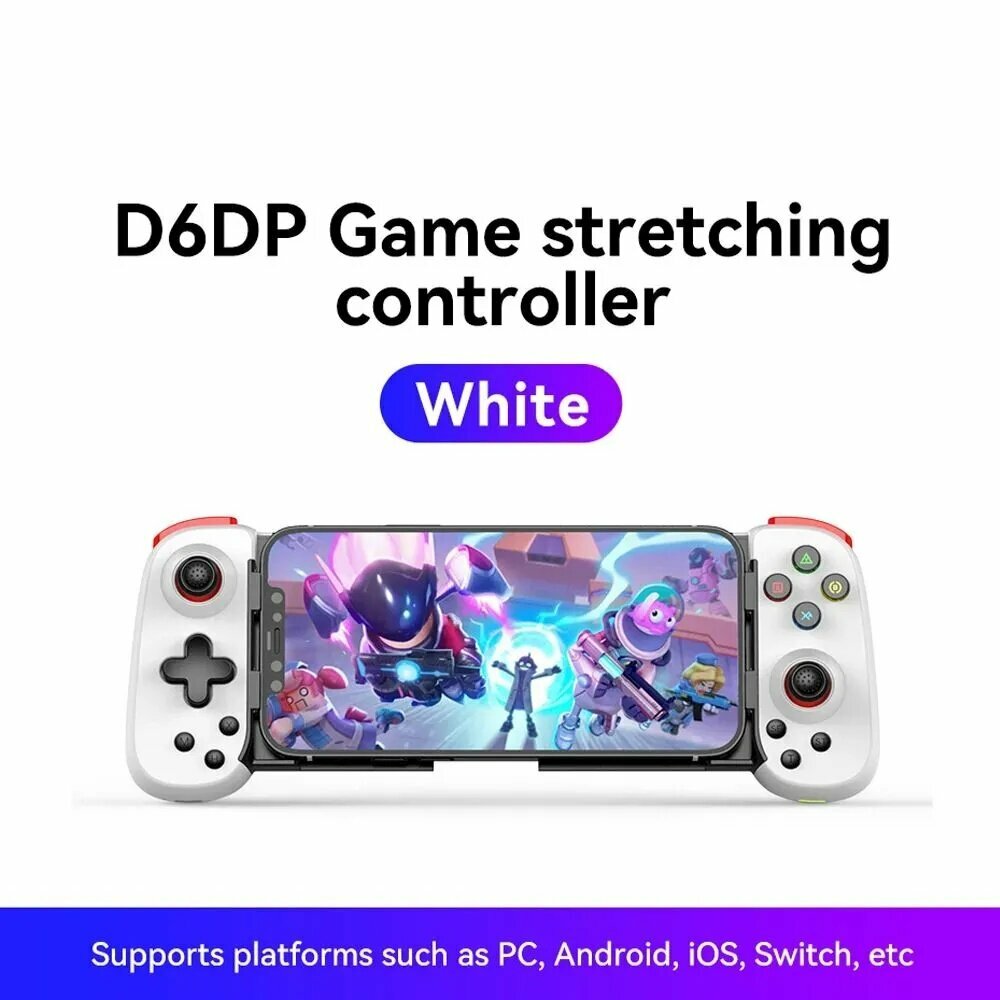 Игровой контроллер D6DP stretched поддерживает мобильные телефоны ПК и NS