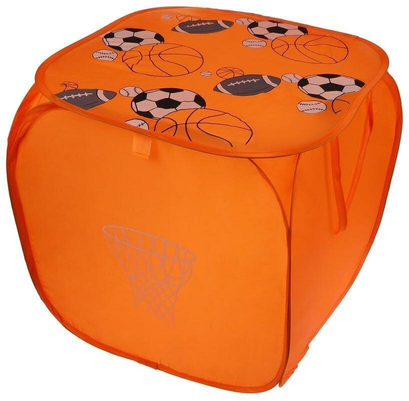 Корзина для хранения игрушек, 45 * 45 см Органайзер для детских игрушек складной