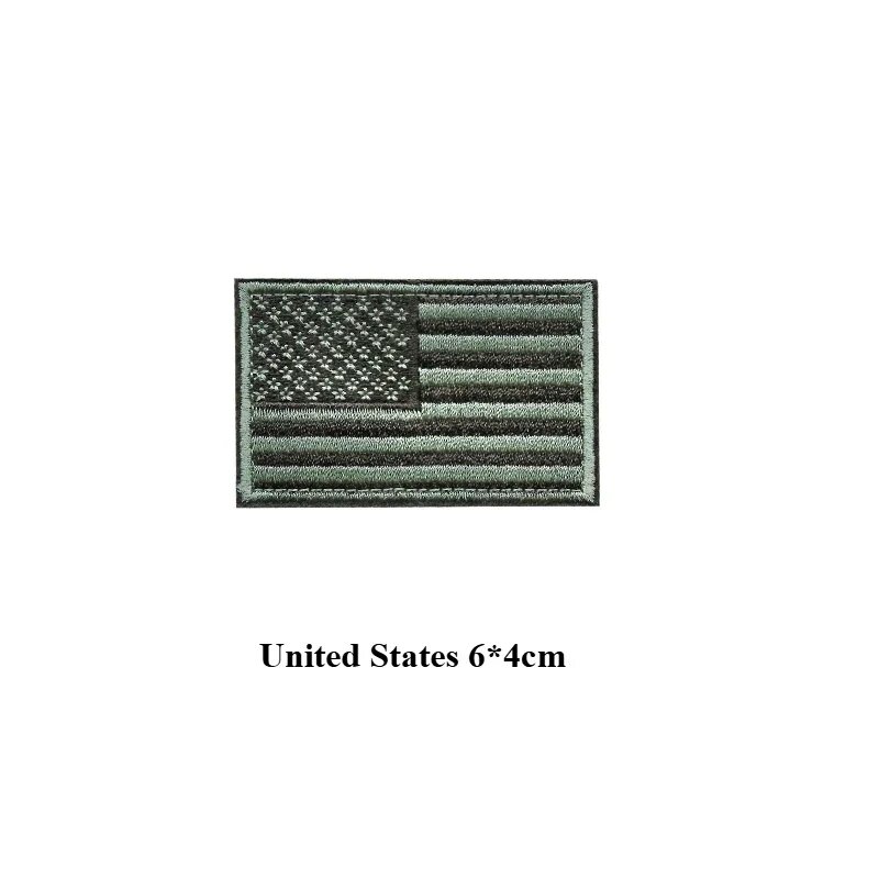 Нашивка флаг США, 6*4см, цвет 5