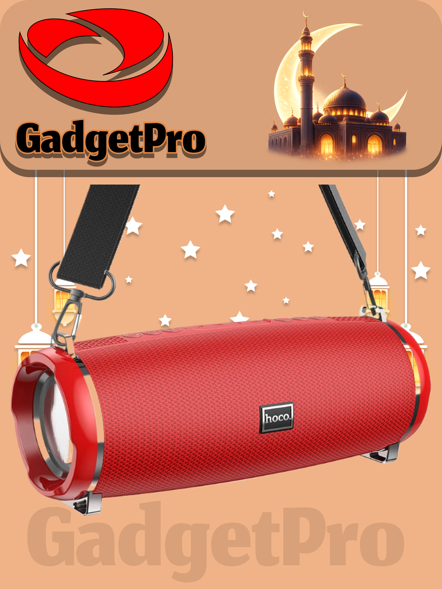 Портативная Bluetooth колонка Hoco HC2: мощный звук, FM-радио, TWS, современный дизайн.
