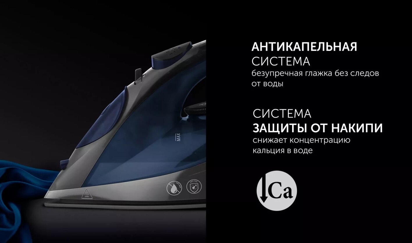 Утюг PIR 2430K Синий — фото 1