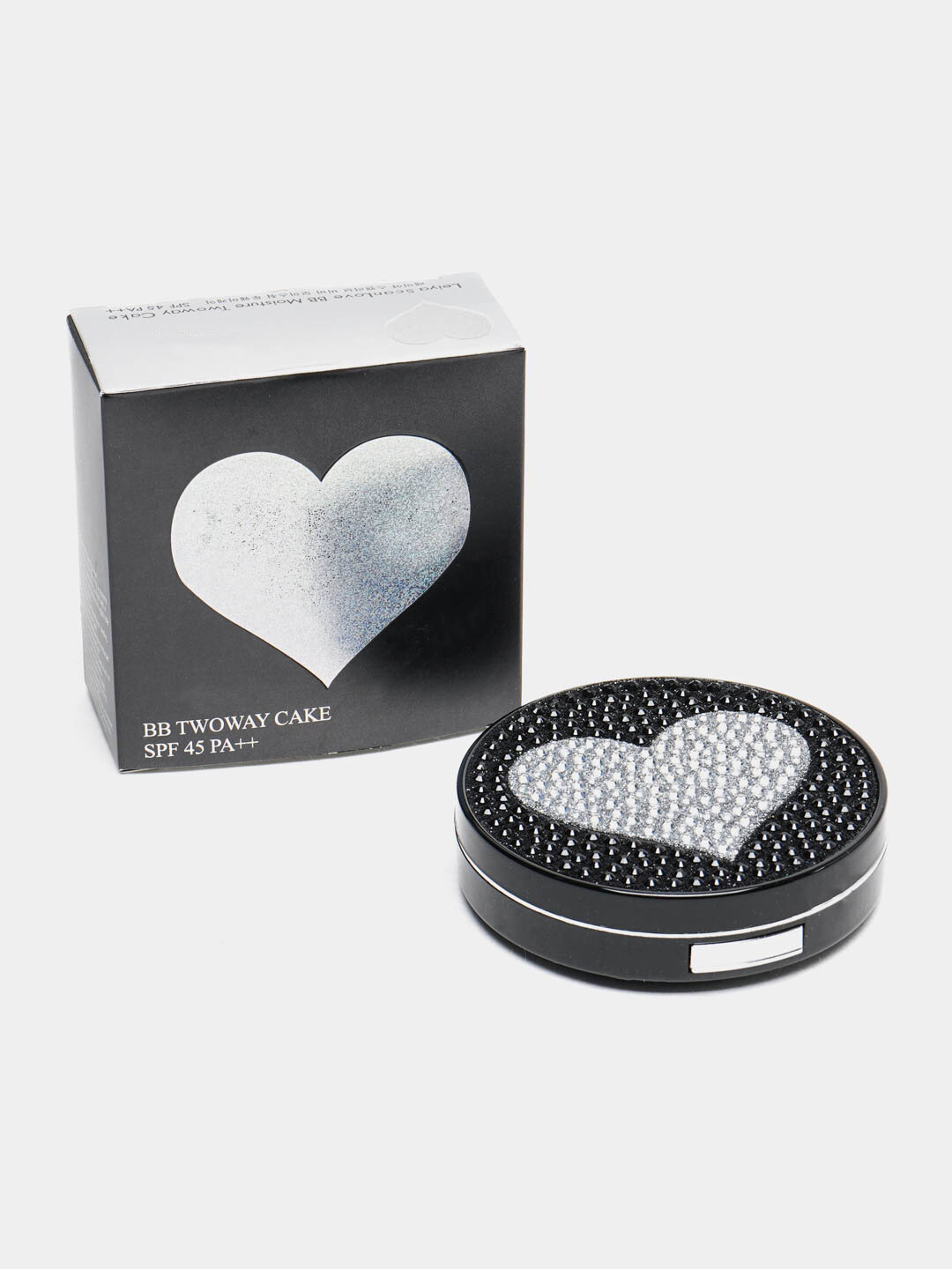 Пудра для лица Leiya ScanLove, BB, Original, SPF 45, водостойкая, "Twoway Cake", 45мл