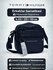 Барсетка мужская, из экокожи, на плечо, Tommy Hilfiger, тёмно-синий цвет