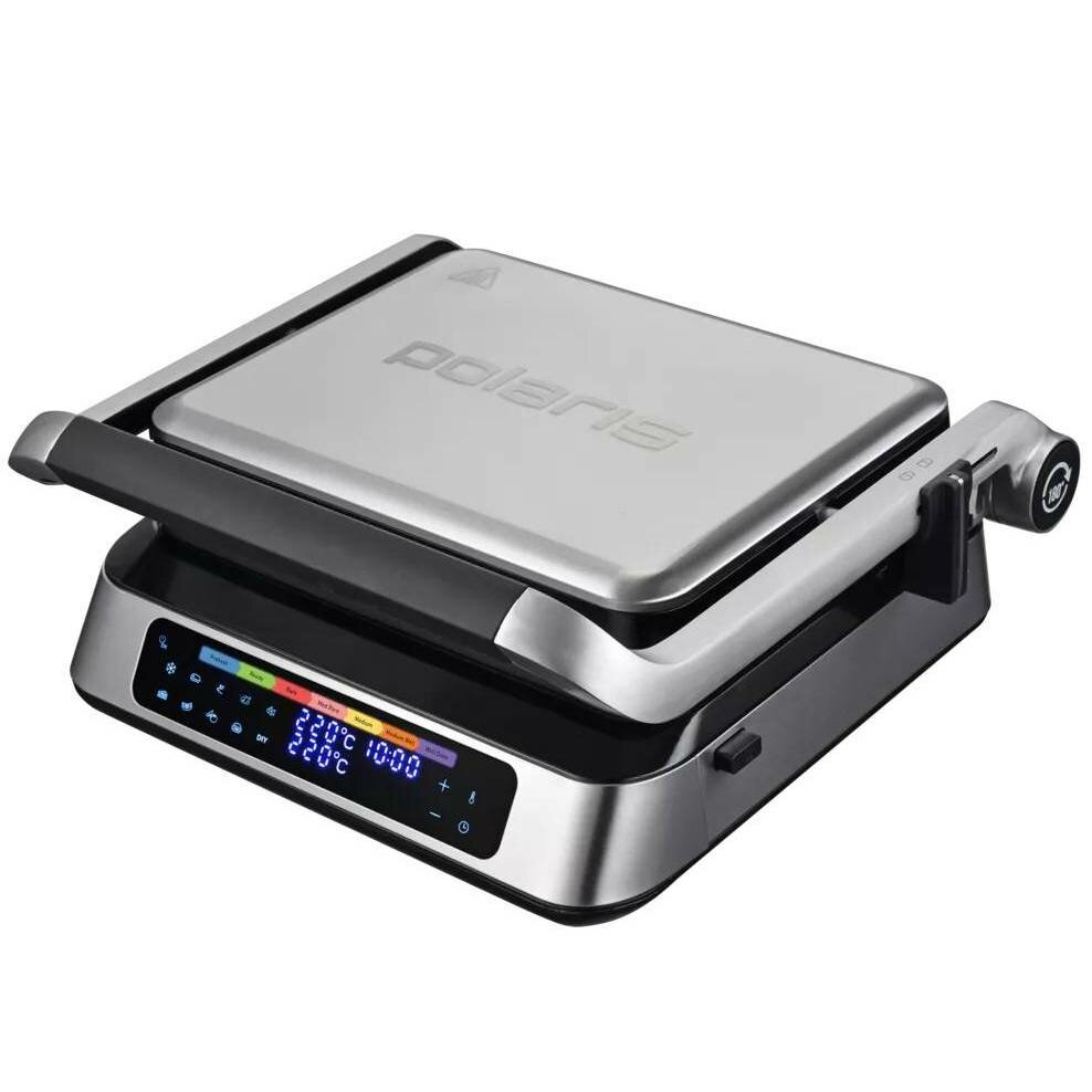 Гриль Polaris PGP 4003 Optimal Temp, съемные панели, антипригарное покрытие, поддон для жира