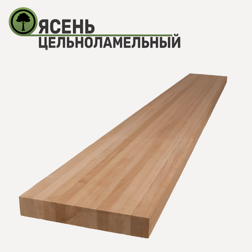 Изображение товара Подоконник деревянный WILD WOOD Ясень 1600x200x20 мм цельноламельный коричневый
