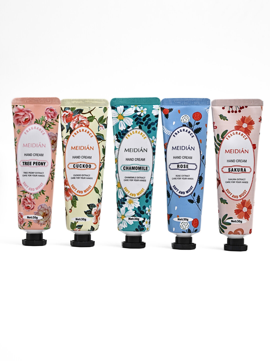 Крем для рук, увлажняющий, защитный и питательный, 5 видов