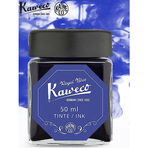 фото Чернила во флаконе 50 мл kaweco royal blue, королевский синий