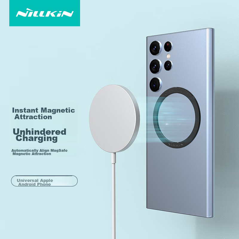 NILLKIN Магнитный стикер-кольцо Air для телефона с магнитным диском универсальное под iPhone 17/16/15/14 и Huawei