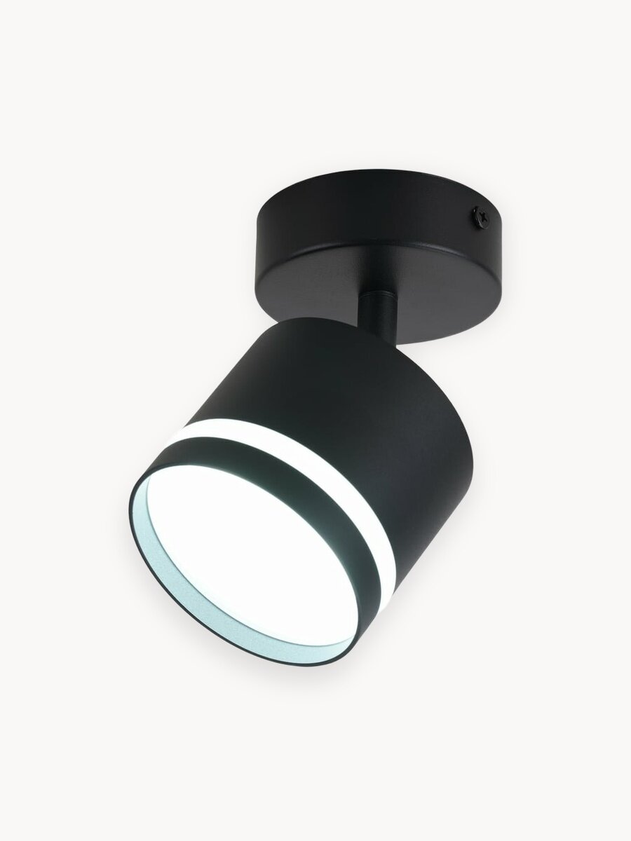 Светильник поворотный truEnergy, настенный потолочный, под лампу GX53, мощность 15Вт