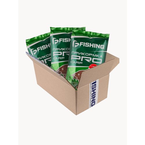 F-fishing Прикормка натуральная PRO Carp Ваниль 3кг