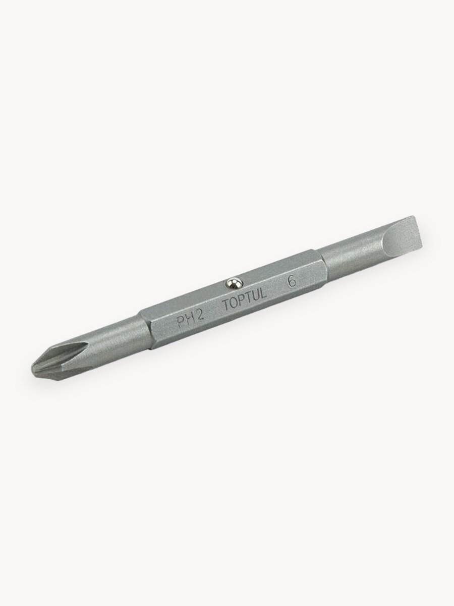 Насадка для отвертки PH2xSL6 75 мм TOPTUL (FKAA0206)