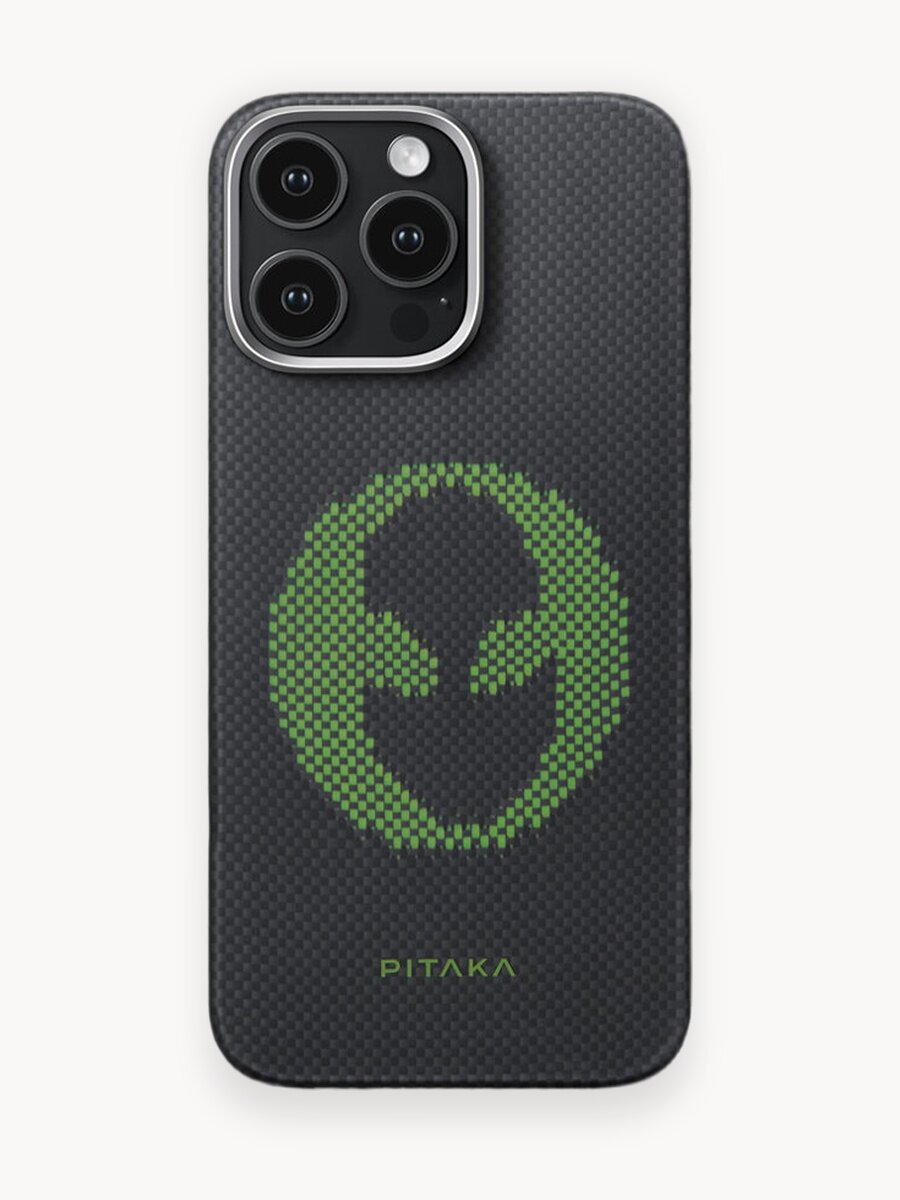 Чехол Pitaka Aries Tactile Woven Case для iPhone 16 Pro, Alien
