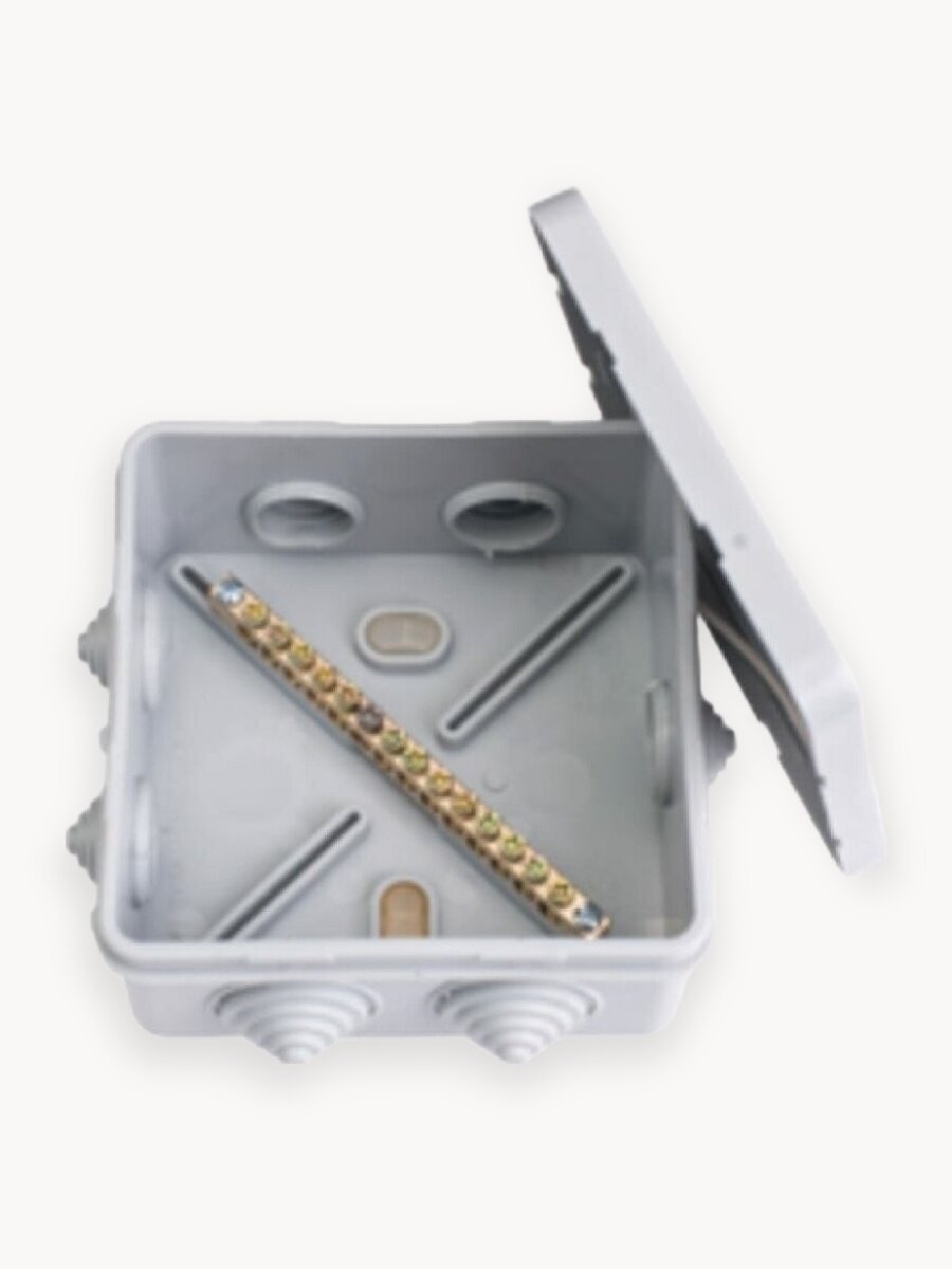 Коробка распаечная (монтажная) КУП-244 BYLECTRICA (126х126х55,3 мм)