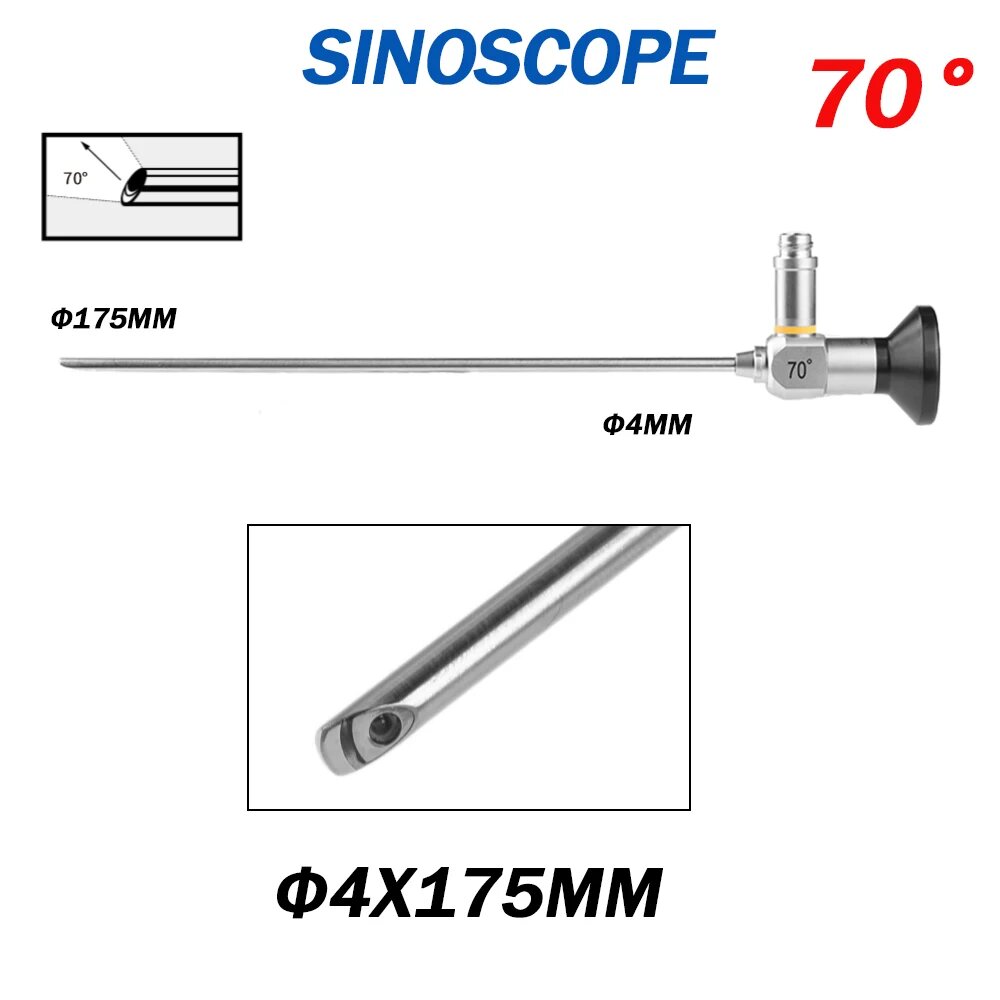 Эндоскоп для животных 0/30/45/70 градусов 4x175mm 70 degree