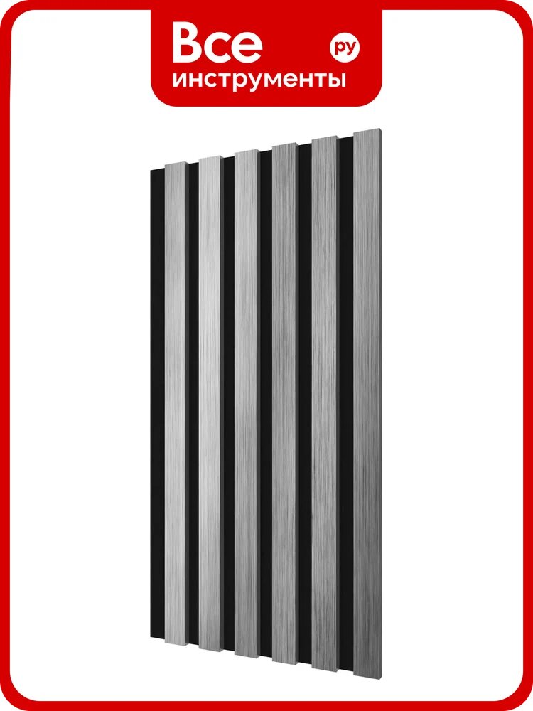 Акустич. панели Cosca Decor 2шт. 600x300x19 хром мат экополимер 00-00079775