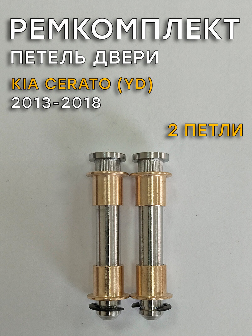 Ремкомплект 2 петель двери Киа Церато (III поколение), YD (2013-2018)
