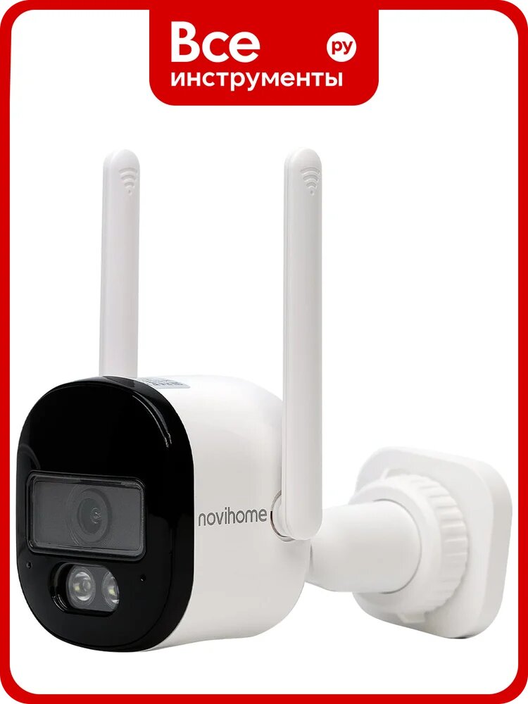 Камера видеонаблюдения Novihome WiFi Rabbit уличная, беспроводная, 3МП ночная съемка для дома, квартиры, дачи 1519