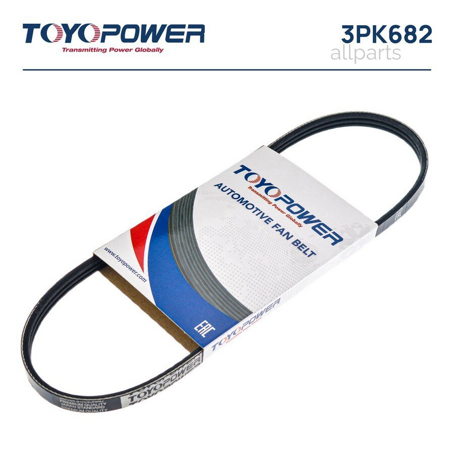 TOYOPOWER 3PK682 Ремень TOYOPOWER 3PK682