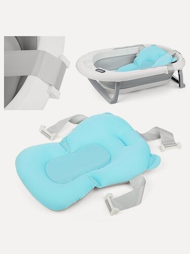 Изображение товара Матрасик голубой для купания новорожденного (00-4799)
