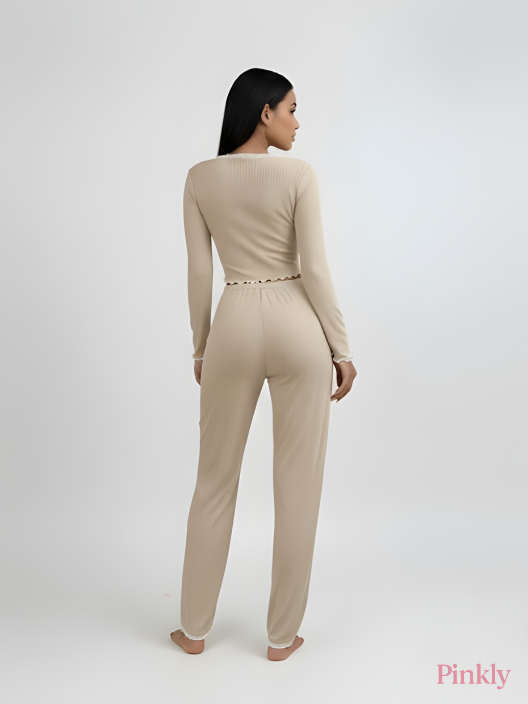 Пижама , размер s, молочный — фото 1