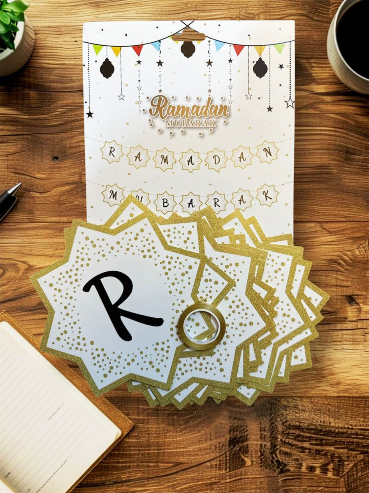 Украшение для Рамадана и Курбан Байрама, гирлянда Рамадан Мубарак