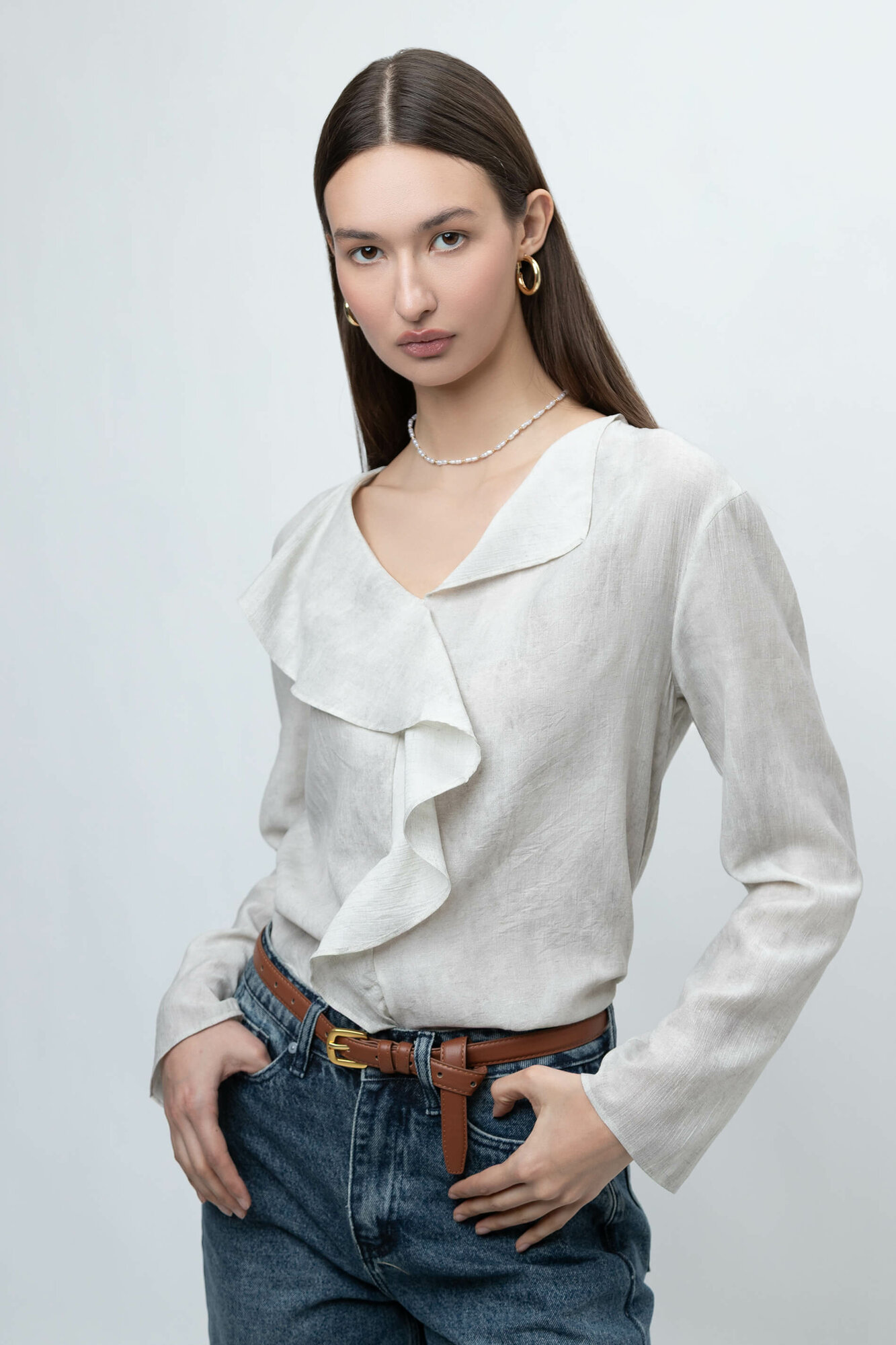 Блуза TERRA PRO, размер L, grey — фото 1