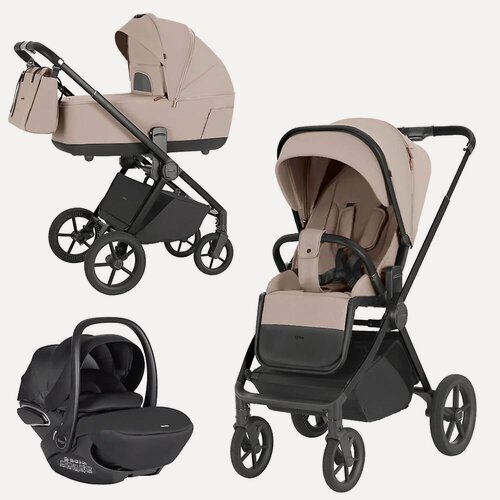 Изображение товара Детская коляска 3в1 Carrello Ultra, цвет Maple Beige / 2025 (Кремовый)