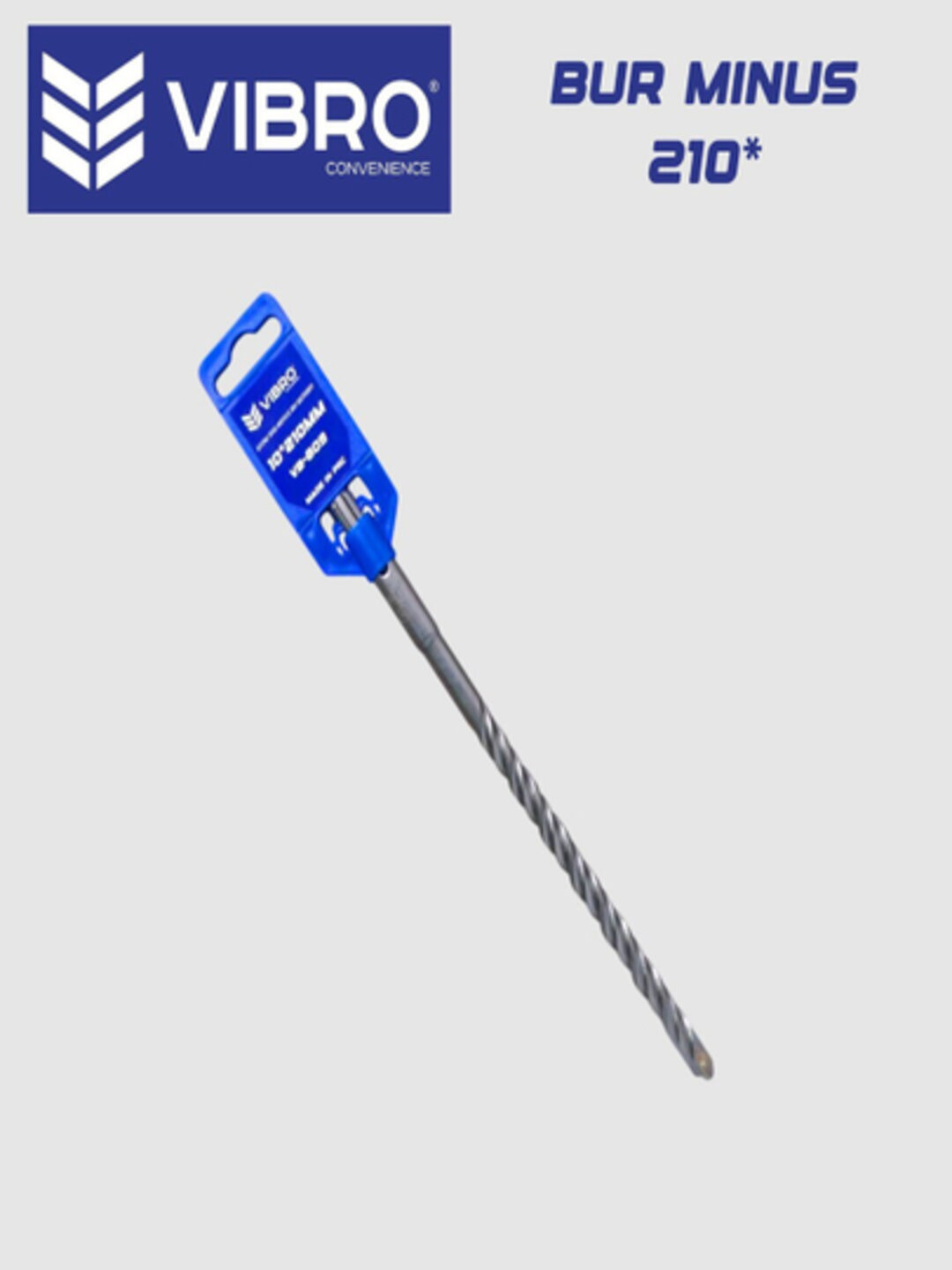 Бур Savdo belgisi "Минус", для кирпича и бетона, с крестообразной режущей кромкой Vibro бур минус 210 6