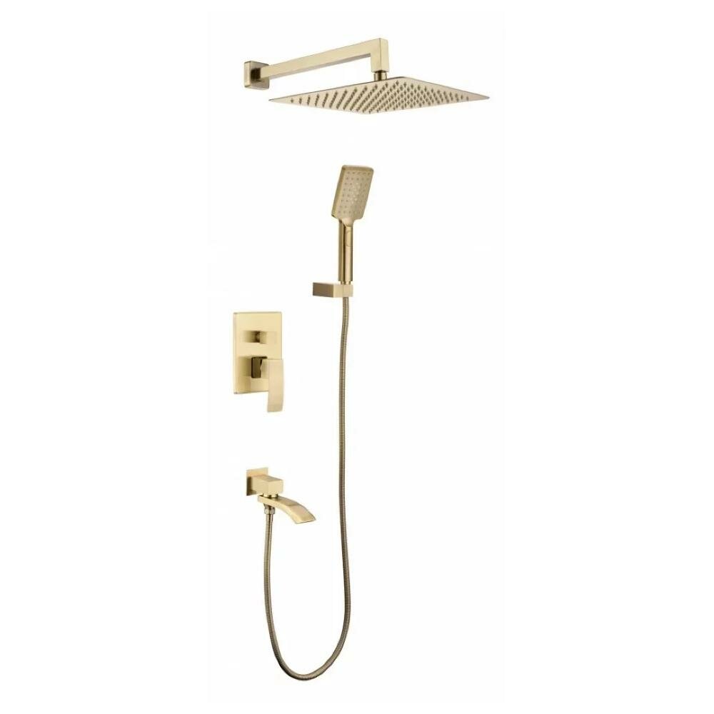 Душевая система встраиваемая Grocenberg GB5007BR, бронза