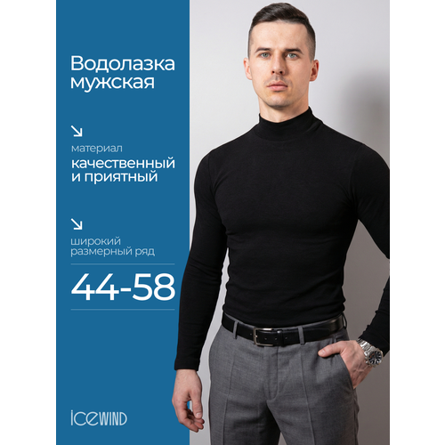 фото Водолазка icewind, размер 46, черный