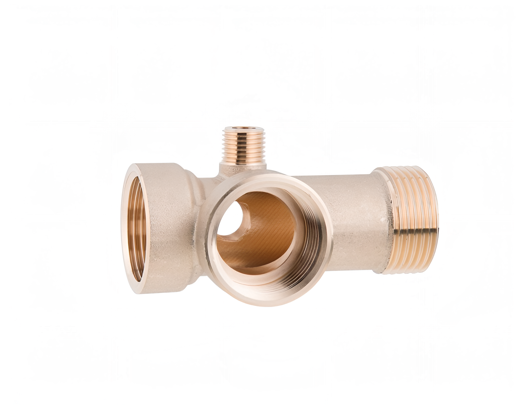 Штуцер пятиходовой AV Engineering, внутренняя/наружная резьба, 1"х1/4"х90 мм (AVE194503)