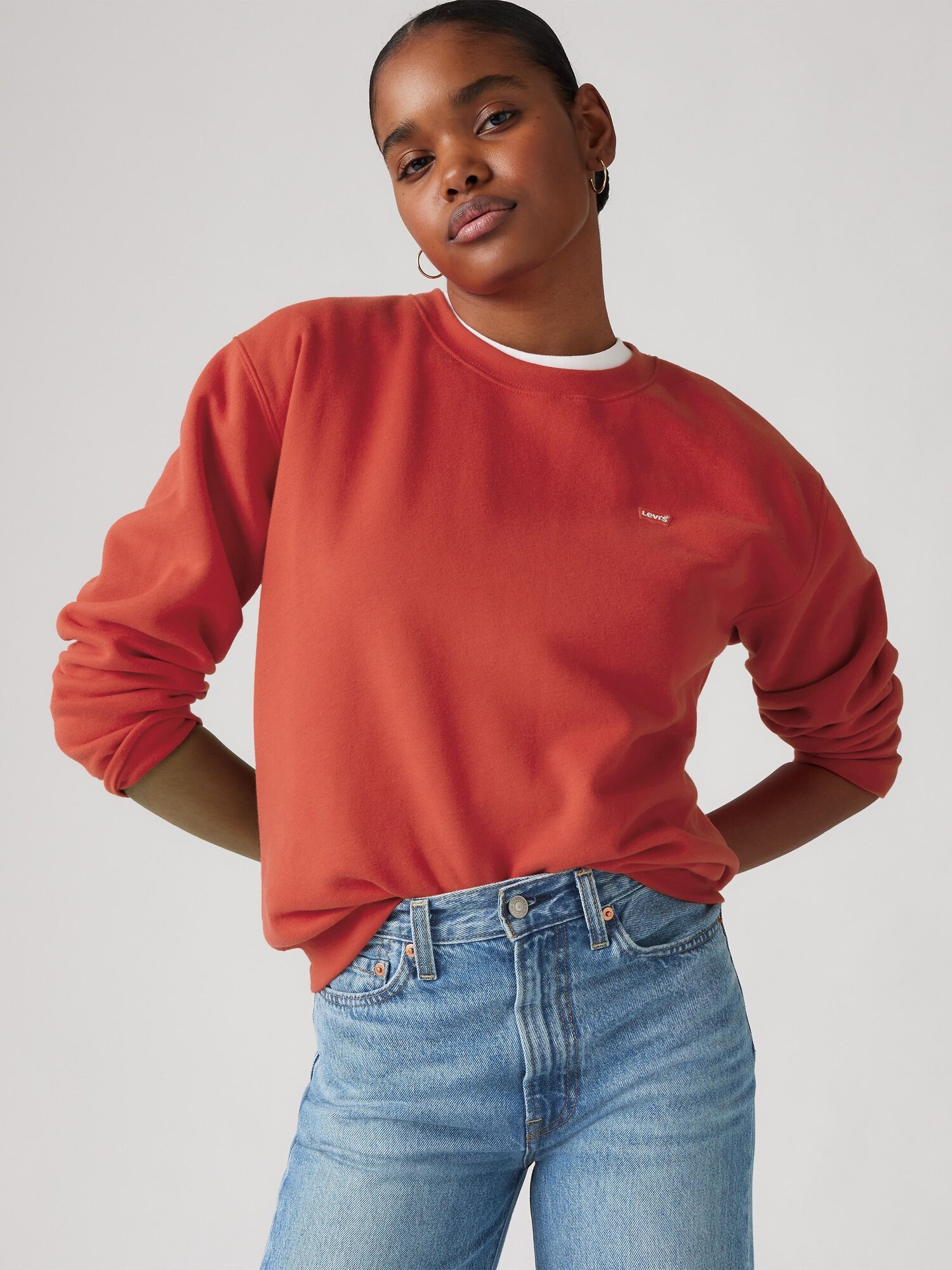 Свитшот Levi's, размер M, , красный — фото 1