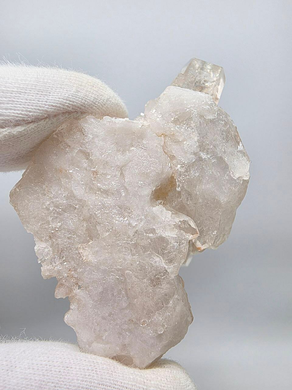 Горный хрусталь (Щётка) 73 мм, 51 г, Россия, Дальний Восток — фото 1