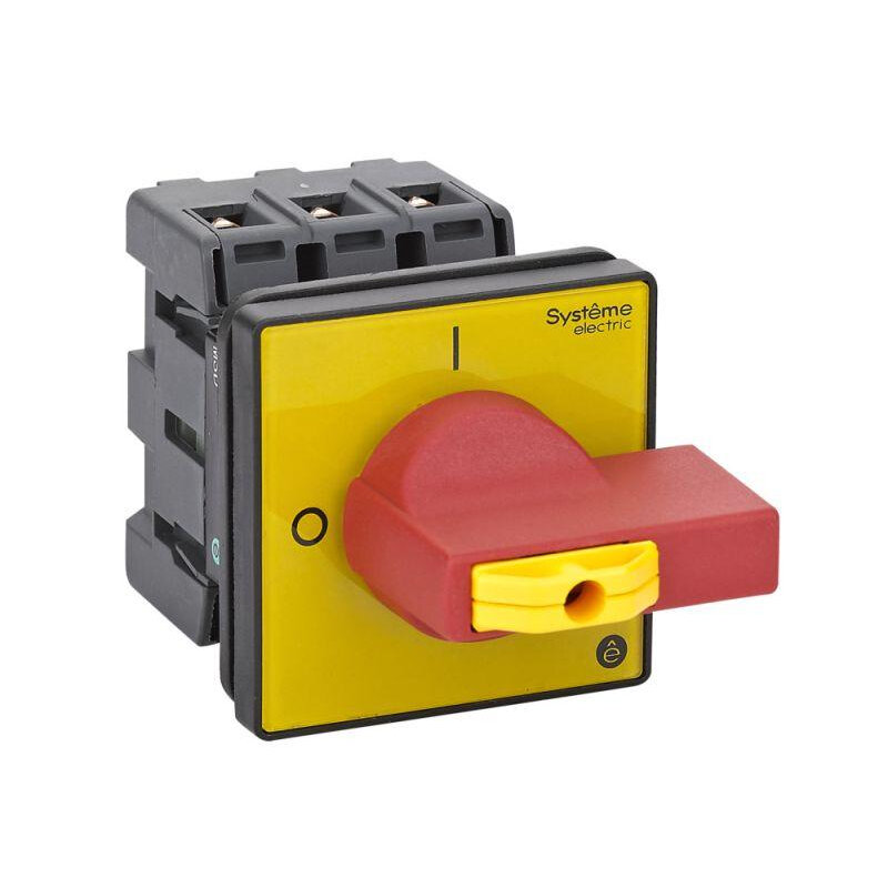 Выключатель-разъединитель 3п 40А IP20 с красн. рукоят. на дверцу 4 винта 1 замок SE, SCHNEIDER ELECTRIC MSD40360R (1 шт.)