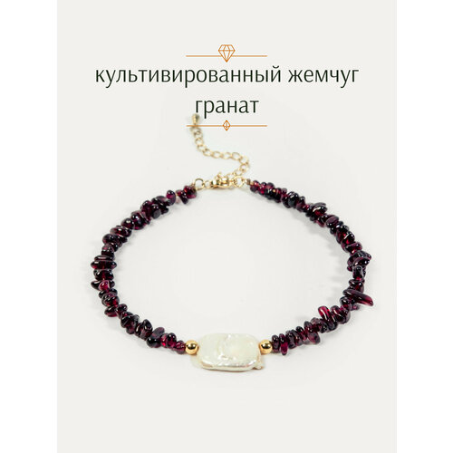 фото Браслет на ногу brandlove, бордовый