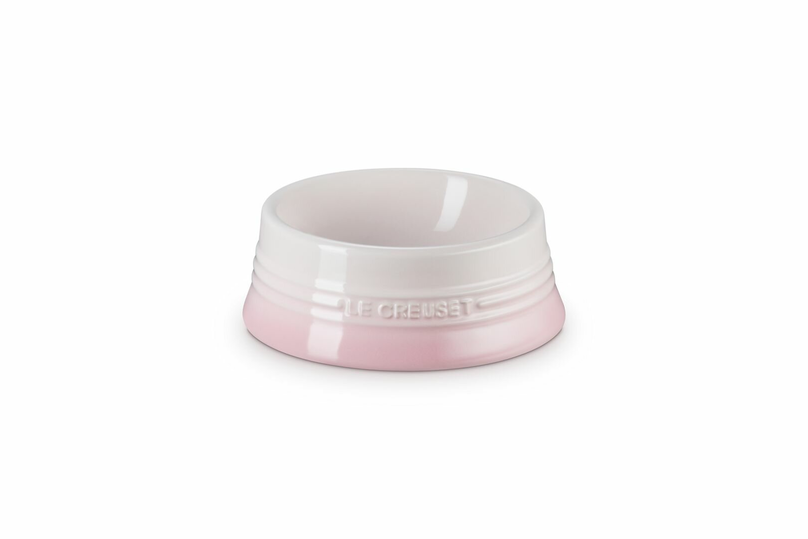 Le Creuset Керамическая миска для домашних животных Stoneware Pet Bowl, 18 см (0,45 л) - цвет Shell Pink